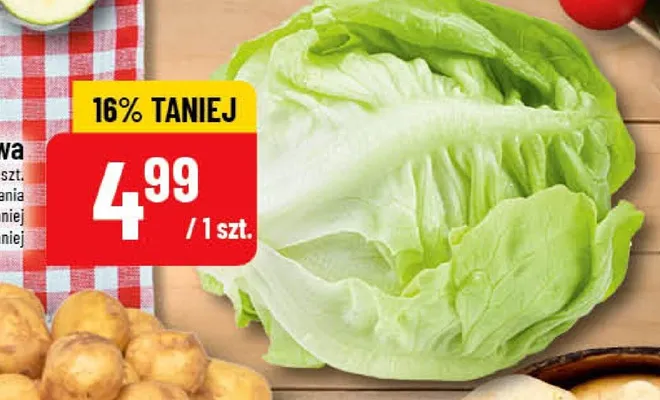 Sałata lodowa promocja w POLOmarket