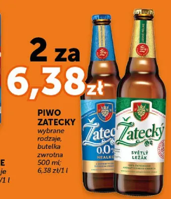 Piwo Zatecky Svetly Lezak promocja w Groszek