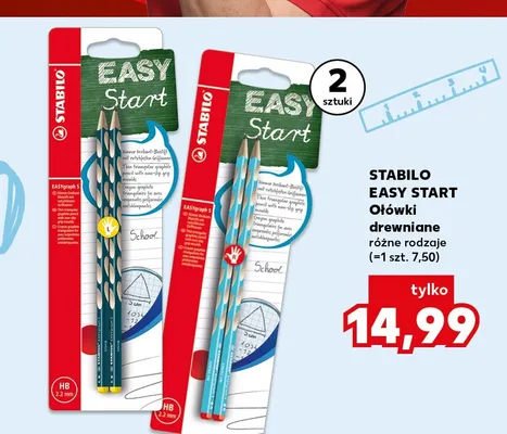 Ołówki drewniane STABILO Easy Start promocja w Kaufland