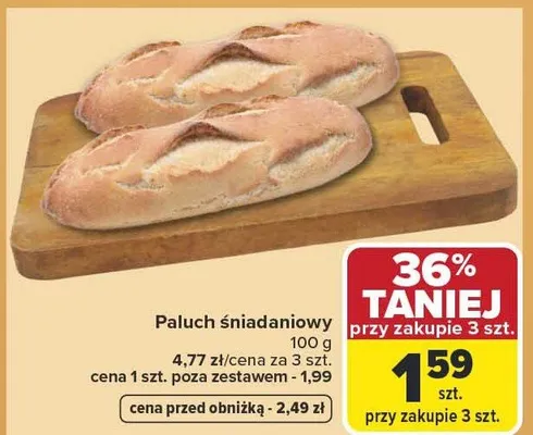 Paluch śniadaniowy promocja w Carrefour
