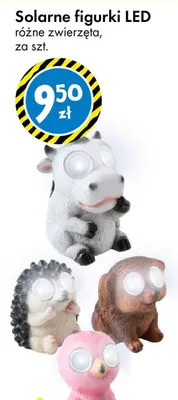 Solarne figurki LED różne zwierzęta promocja w Tedi
