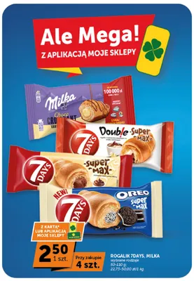 Rogalik 7Days Super Max kakaowy promocja w Groszek