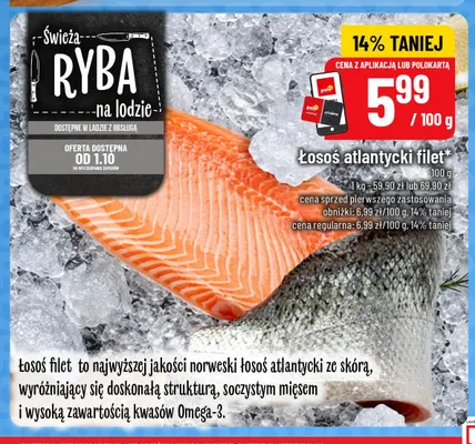 Łosoś atlantycki dzwonko Superfish promocja w POLOmarket