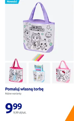 Pomaluj własną torbę Lilo & Stitch promocja w Action