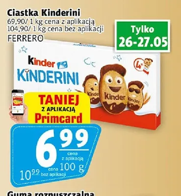 Ciastka Kinderini promocja w Prim Market
