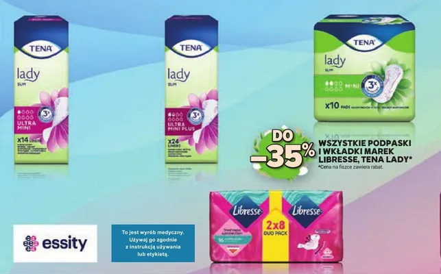 Podpaski ultra mini promocja w Stokrotka