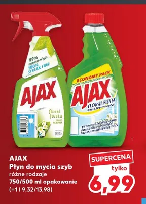 Płyn do mycia szyb Floral Fiesta Glass Ajax promocja w Kaufland