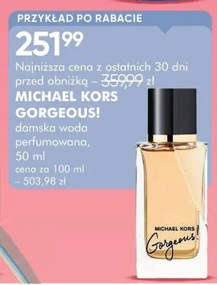 Damska woda perfumowana Gorgeous! promocja w Super-Pharm