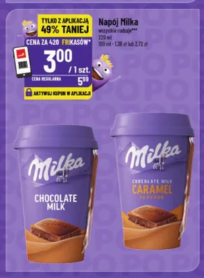 Napój Milka Chocolate Milk Caramel Flavour promocja w POLOmarket