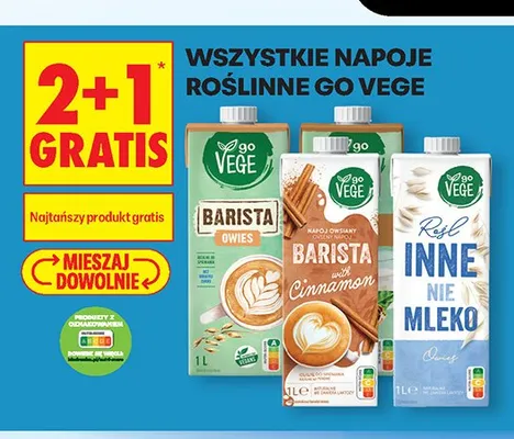 Napój owsiany Inne Nie Mleko Go Vege promocja w Biedronka