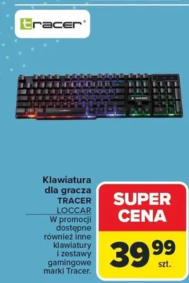 Klawiatura dla gracza LOCCA RGB promocja w Carrefour