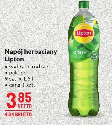 Napój herbaciany Lipton wybrane rodzaje promocja w Makro