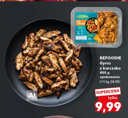 Gyros z kurczaka Befoodie promocja w Kaufland