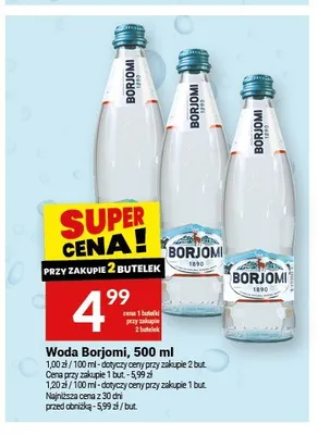 Woda Borjomi promocja w Twój Market