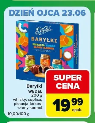 Baryłki E.Wedel pistacja-kokos promocja w Carrefour Express