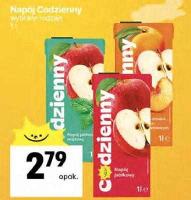 Napój w kartonie owocze jabłko brzoskwinia promocja w Delikatesy Centrum