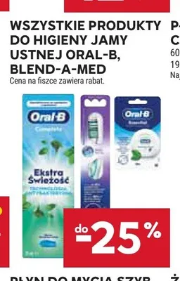Produkty do higieny jamy ustnej Oral-B Blend-a-med promocja w Stokrotka