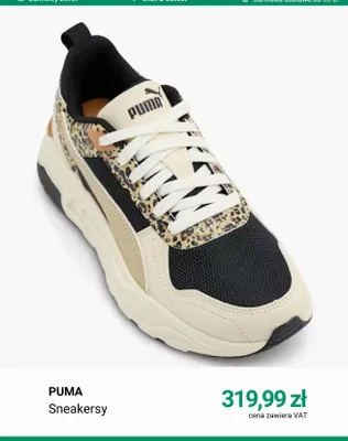 Sneakersy Puma promocja w Deichmann
