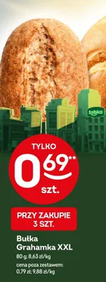 Bułka grahamka XXL promocja w Żabka