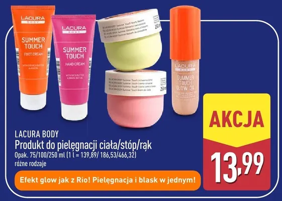 Balsam do ciała LACURA BODY Summer Touch promocja w Aldi