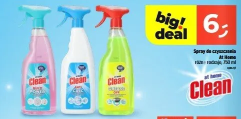 Spray do czyszczenia At Home Anti Calc promocja w Dealz
