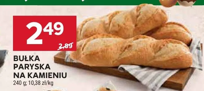 Bułka paryska na kamieniu promocja w Stokrotka