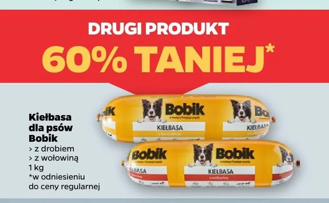Kiełbasa dla psów drób Teo promocja w Netto