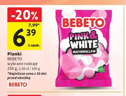 Pianki Pink & White Bebeto promocja w Intermarche