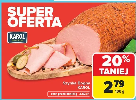 Szynka Bogny promocja w Carrefour