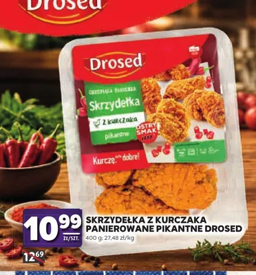 Skrzydełka z kurczaka panierowane pikantne Drosed promocja w Stokrotka