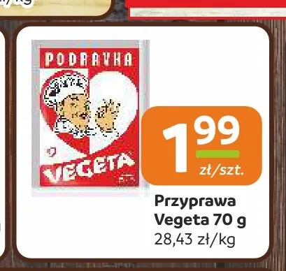 Przyprawa Vegeta Podravka promocja w Społem Częstochowa
