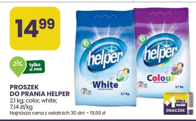 Proszek do prania Helper promocja w Stokrotka