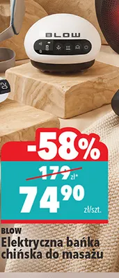 Elektryczna bańka chińska do masażu Blow promocja w Biedronka