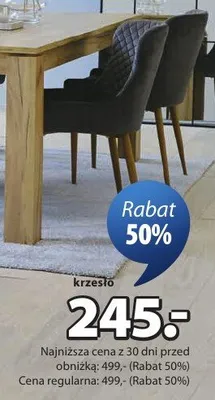 Krzesło promocja w Jysk