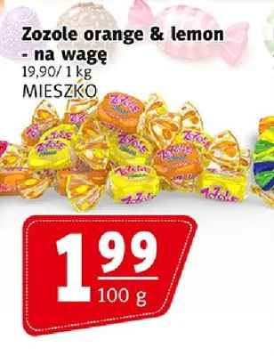 Cukierki Zozole orange & lemon na wagę promocja w Prim Market