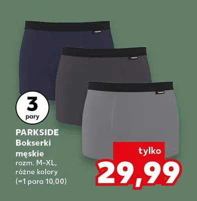 Bokserki męskie PARKSIDE promocja w Kaufland