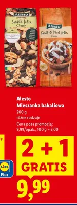 Mieszanka bakaliowa różne rodzaje promocja w Lidl