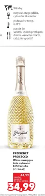 Wino musujące Freixenet Prosecco białe wytrawne promocja w Kaufland