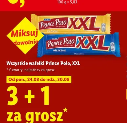 Wafelek Prince Polo XXL Classic promocja w Lidl