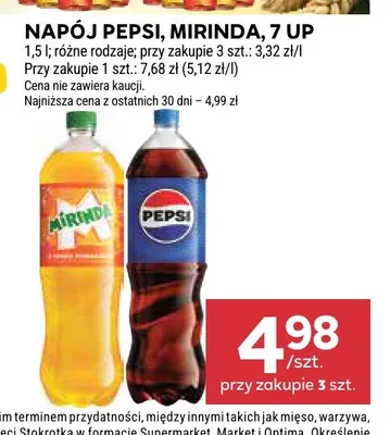 Napój gazowany 7 Up promocja w Stokrotka