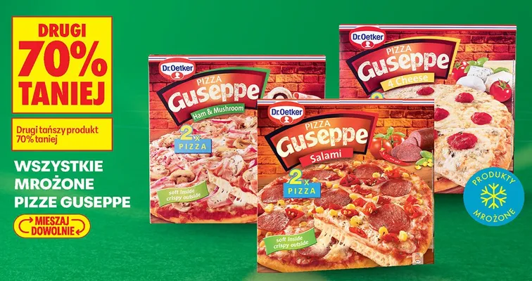 Pizza Guseppe Ham & Mushroom Dr. Oetker promocja w Biedronka