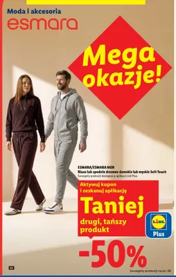 Spodnie dresowe męskie Soft Touch promocja w Lidl