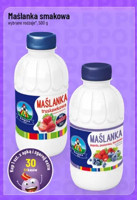 Maślanka truskawkowa Łowicz promocja w POLOmarket