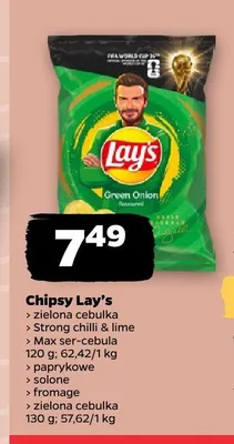 Chipsy Lay's zielona cebulka promocja w Netto