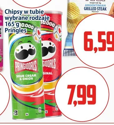 Chipsy w tubie Pringles promocja w Kupiec