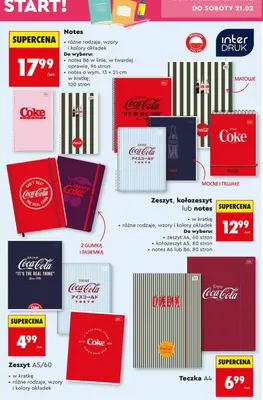 Zeszyt A5/60 promocja w Biedronka