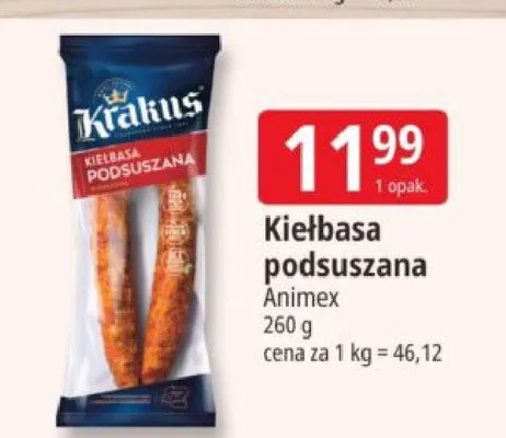 Kiełbasa podsuszana promocja w Leclerc
