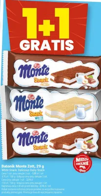 Baton Monte Zott promocja w Twój Market