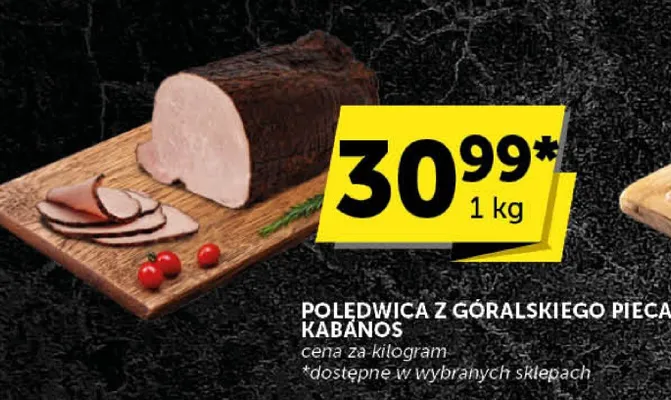 Polędwica z góralskiego pieca Kabanos promocja w Groszek