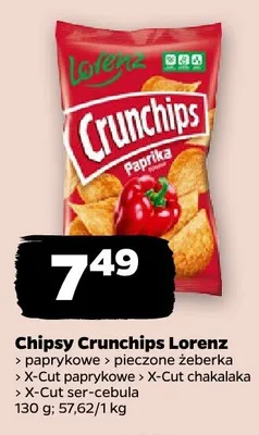 Chipsy Crunchips Lorenz paprykowe promocja w Netto